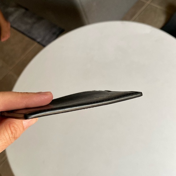 Authentic New Gucci Black Leather Card Holder - Picture 4 of 4